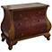 Center Stage Red Bombe Accent Chest