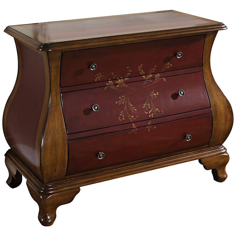 Image 1 Center Stage Red Bombe Accent Chest
