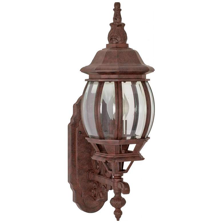 Image 1 Central Park 1 Light 20" Wall Lantern - Old Bronze
