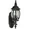 Central Park 20" High Textured Black Outdoor Wall Light
