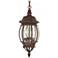 Central Park 20"H Old Bronze 3-Light Outdoor Hanging Light
