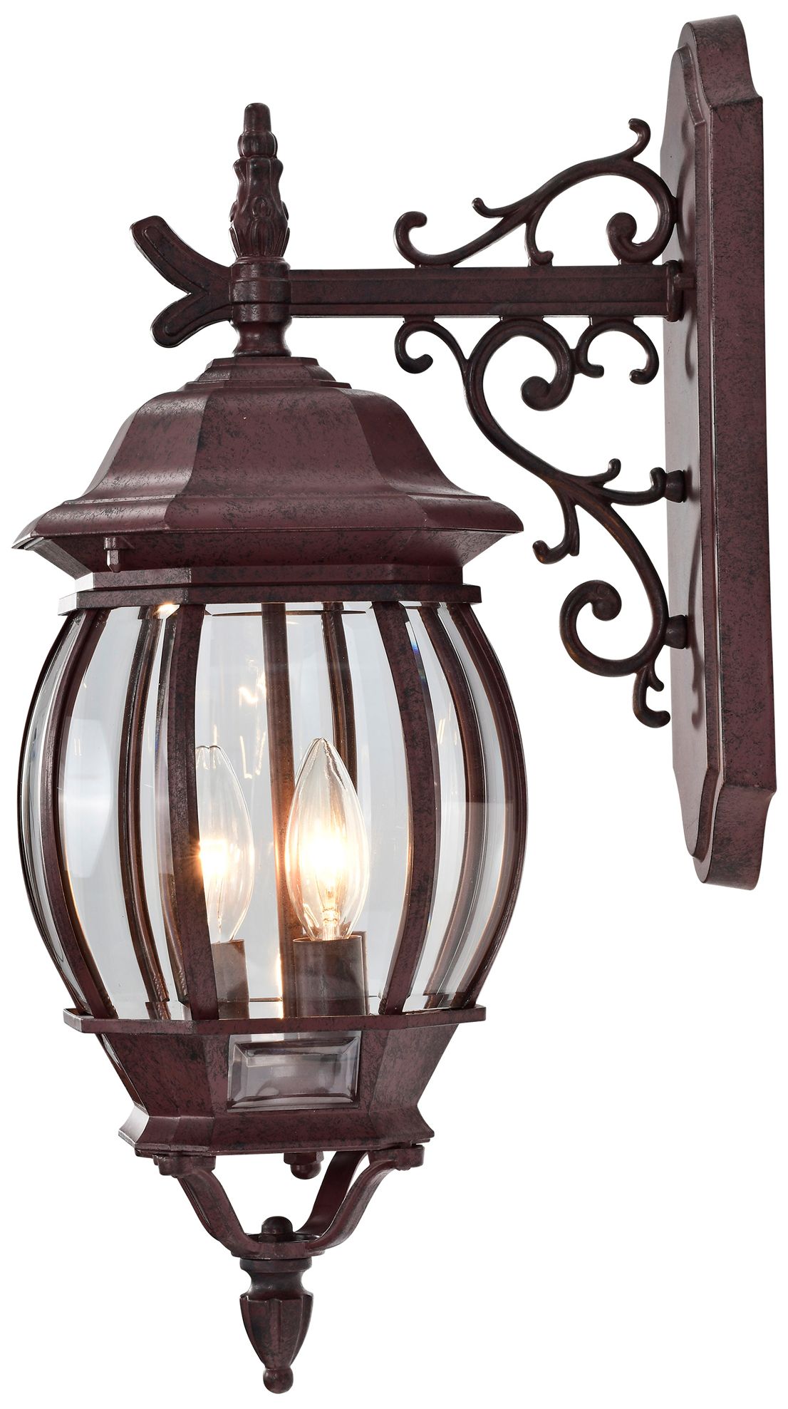 Image 6 Central Park 22 3/4"H Old Bronze 3-Light Outdoor Wall Light more views
