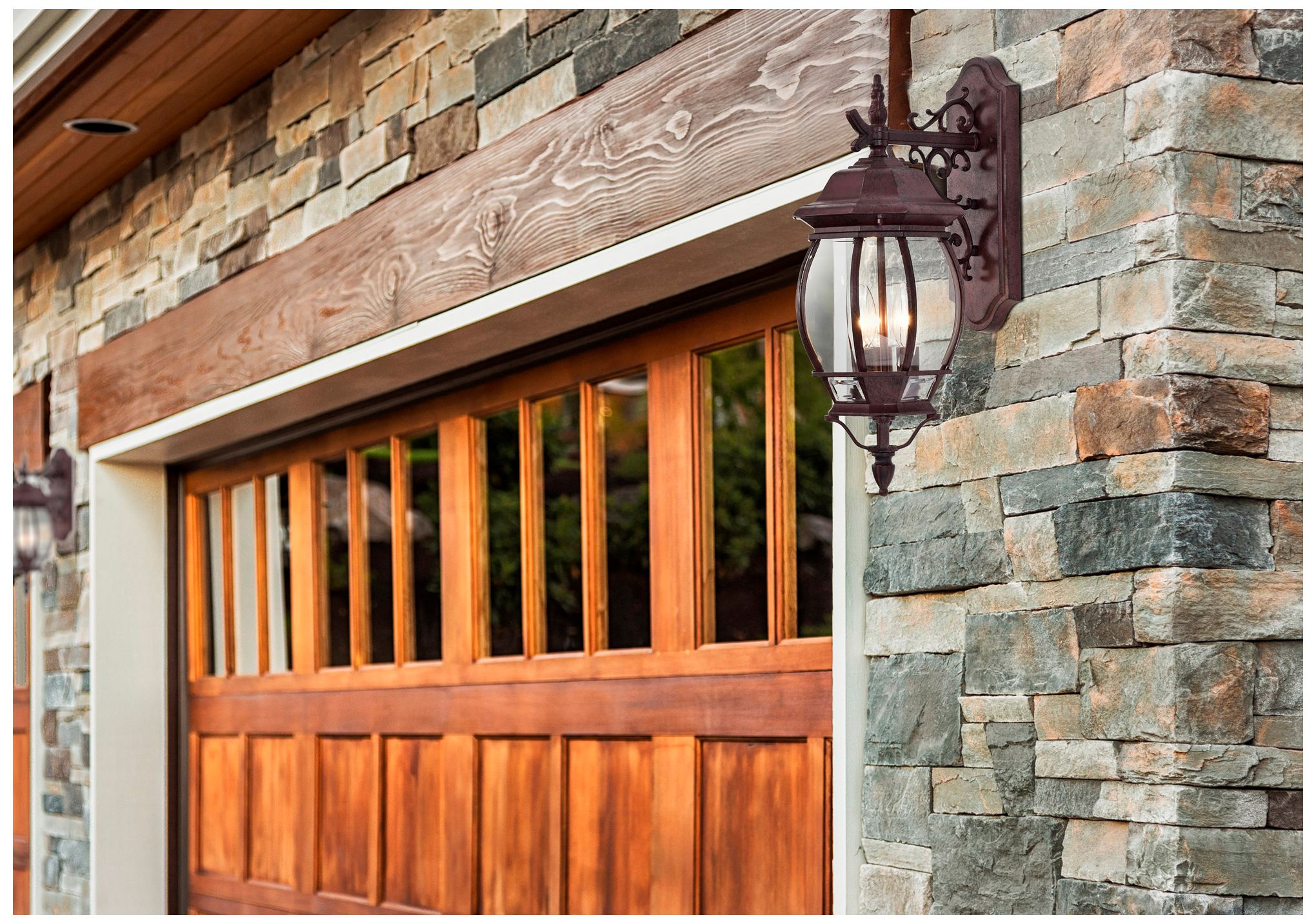 Central Park 22 3/4"H Old Bronze 3-Light Outdoor Wall Light