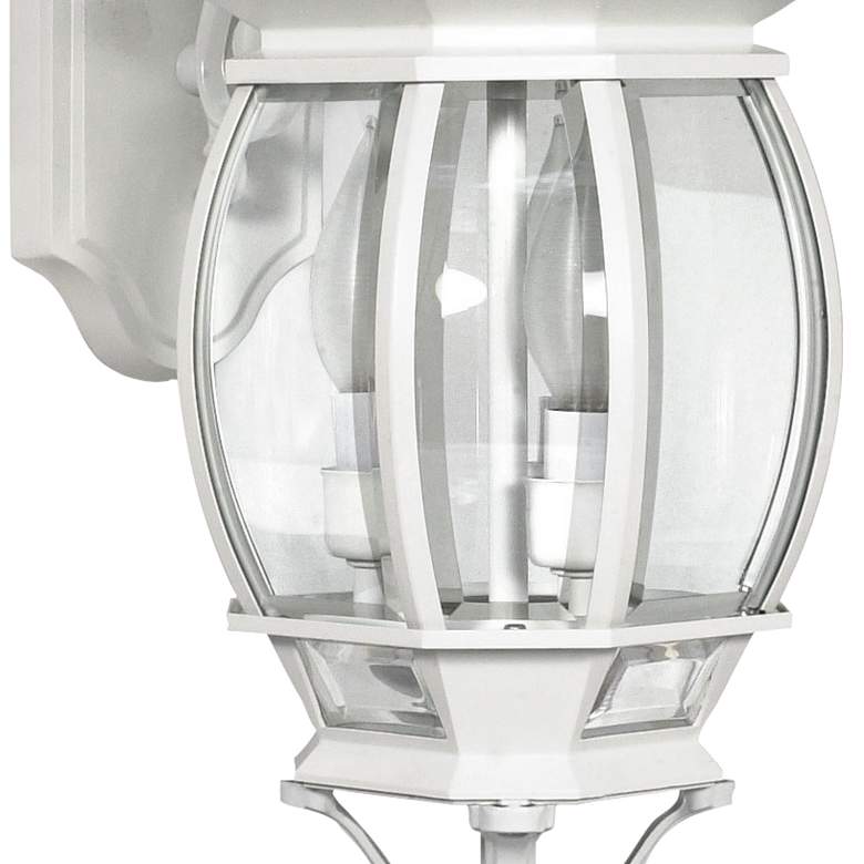 Image 2 Central Park 22 3/4 inchH White Downbridge Outdoor Wall Light more views