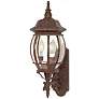 Central Park; 3 Light; 22 in.; Wall Lantern with Clear Beveled Glass