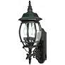 Central Park; 3 Light; 22 in.; Wall Lantern with Clear Beveled Glass