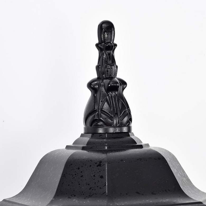 Image 3 Central Park; 3 Light; 22 in.; Wall Lantern with Clear Beveled Glass more views