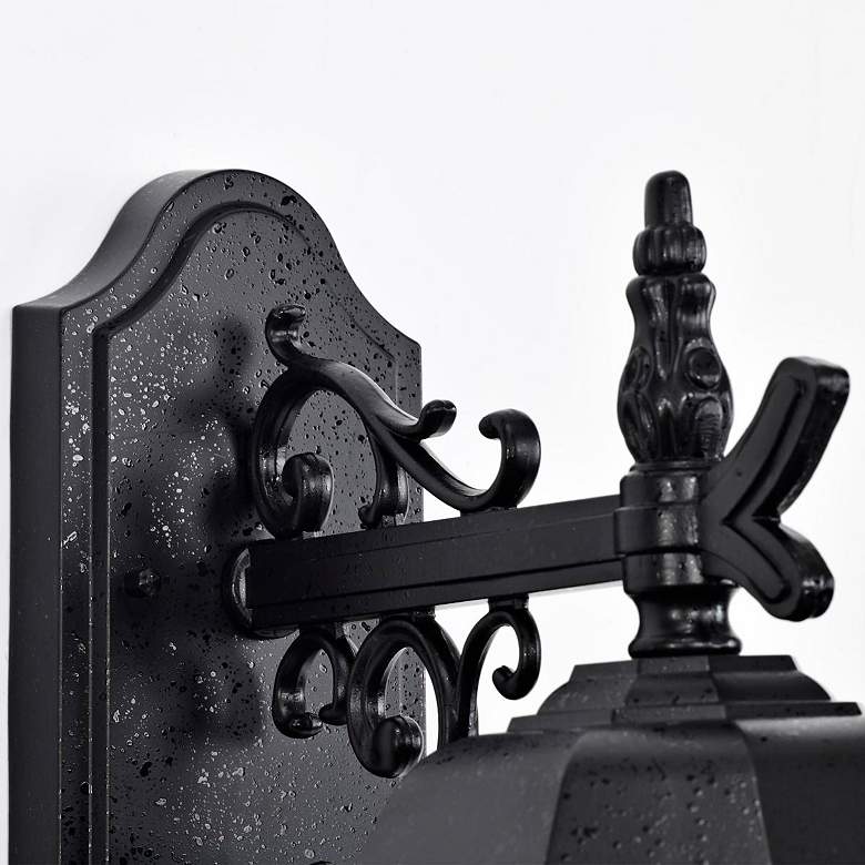 Image 4 Central Park; 3 Light; 22 in.; Wall Lantern with Clear Beveled Glass more views