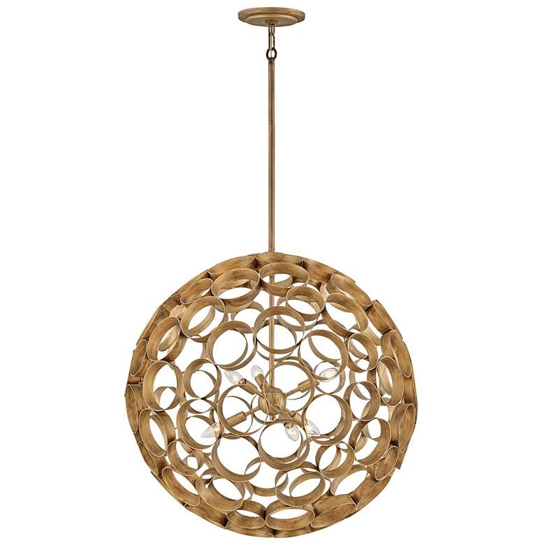 Image 1 Centric 28 inch Wide Gold Orb Pendant Light by Hinkley Lighting