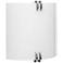 Century 12" High Frosted White 13 Watt LED Wall Sconce