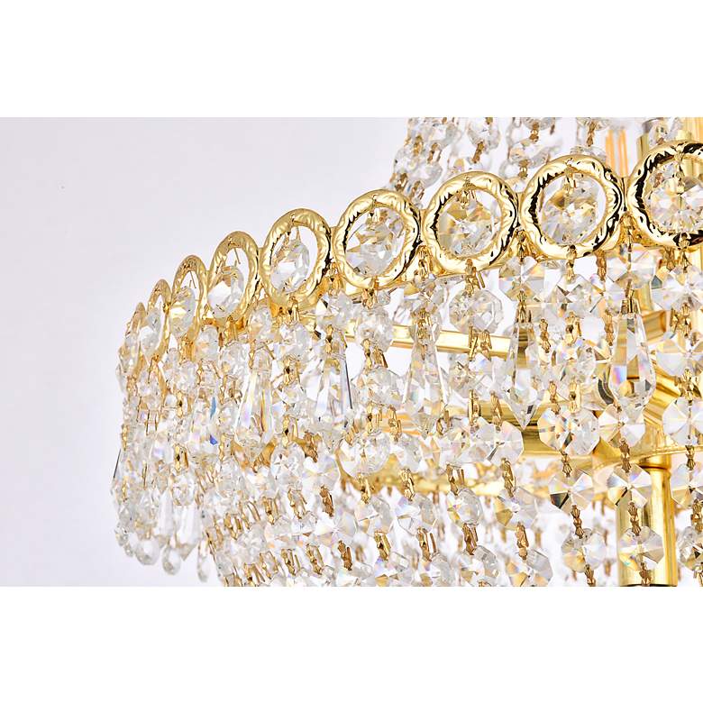 Image 5 Century 12 Lt Gold Chandelier Clear more views