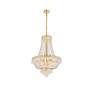 7_Century 12 Lt Gold Chandelier Clear more views