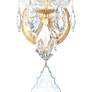4_Century 13"H x 4.5"W 1-Light Crystal Wall Sconce in French Gold more views