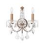 2_Century 14"H Etruscan Gold with Crystal 2-Light Wall Sconce