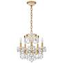 2_Century 17"H x 17"W 5-Light Crystal Chandelier in Heirloom Gold more views