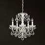 5_Century 17"H x 17"W 5-Light Crystal Chandelier in Heirloom Gold more views