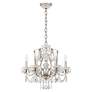 3_Century 20"H x 21"W 6-Light Crystal Chandelier in Antique Silver more views