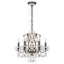 3_Century 20"H x 21"W 6-Light Crystal Chandelier in Etruscan Gold more views