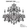 5_Century 20"H x 21"W 6-Light Crystal Chandelier in Etruscan Gold more views