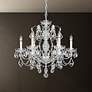 1_Century 20"H x 21"W 6-Light Crystal Chandelier in French Gold