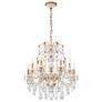 3_Century 29.5"H x 30"W 12-Light Crystal Chandelier in French Gold more views