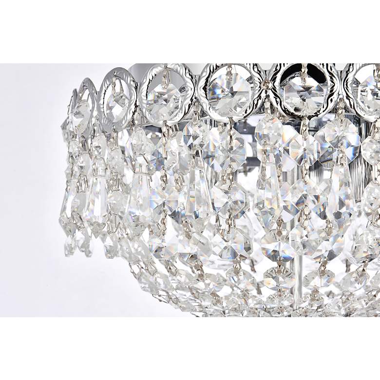 Image 6 Century 3 Lt Chrome Flush Mount Clear more views