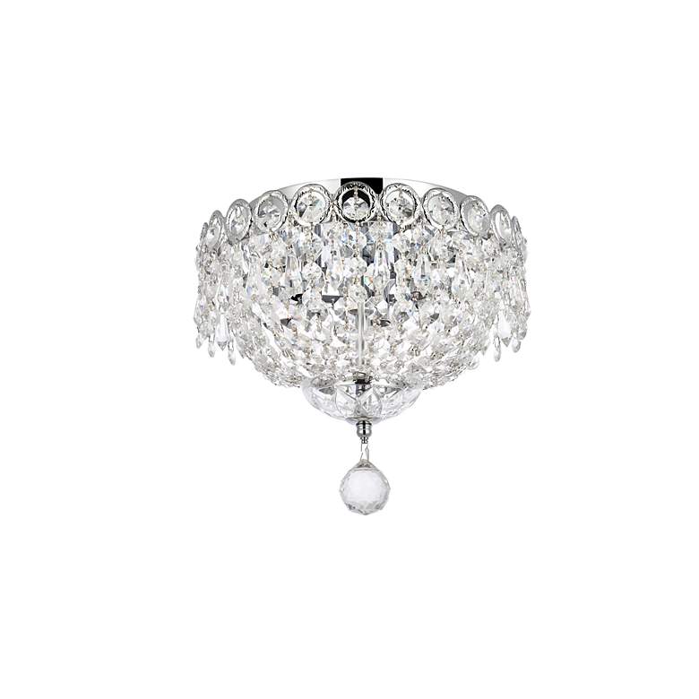 Image 7 Century 3 Lt Chrome Flush Mount Clear more views