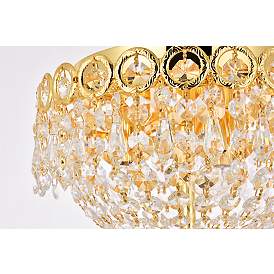 Image5 of Century 3 Lt Gold Flush Mount Clear more views