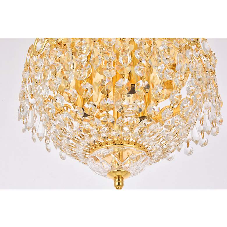 Image 6 Century 3 Lt Gold Flush Mount Clear more views