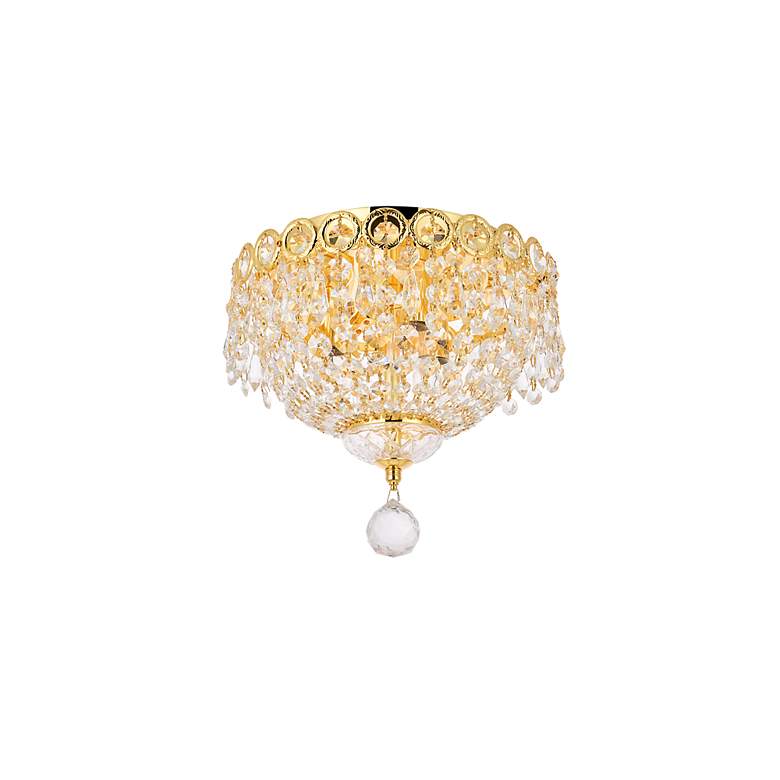 Image 7 Century 3 Lt Gold Flush Mount Clear more views