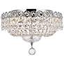 1_Century 4 Lt Chrome Flush Mount Clear