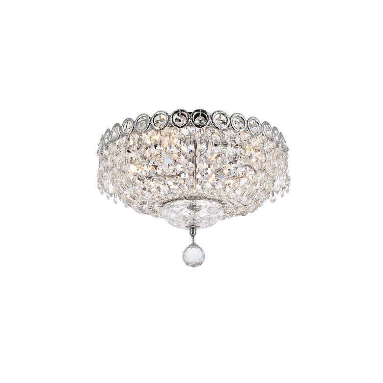 Image 3 Century 4 Lt Chrome Flush Mount Clear more views