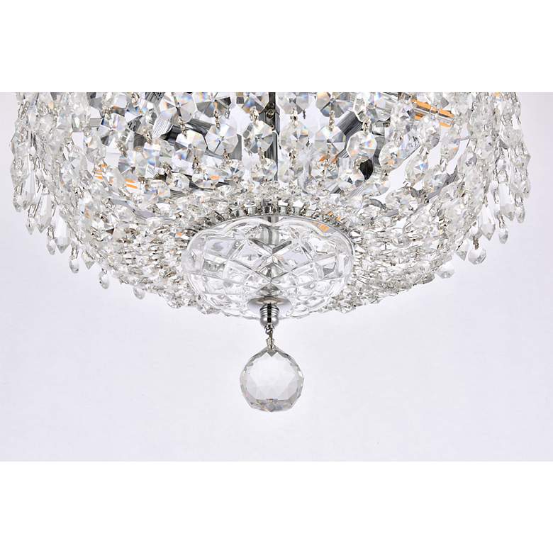 Image 4 Century 4 Lt Chrome Flush Mount Clear more views