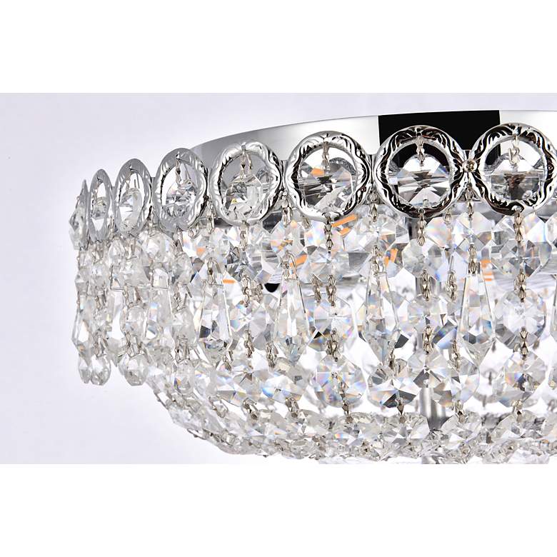 Image 5 Century 4 Lt Chrome Flush Mount Clear more views