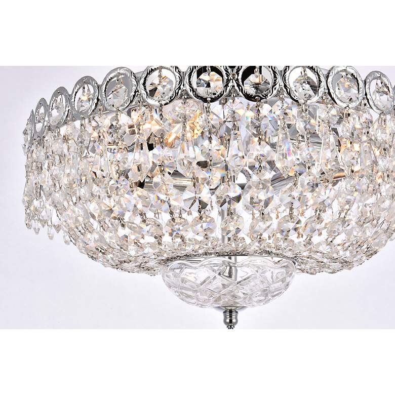 Image 6 Century 4 Lt Chrome Flush Mount Clear more views