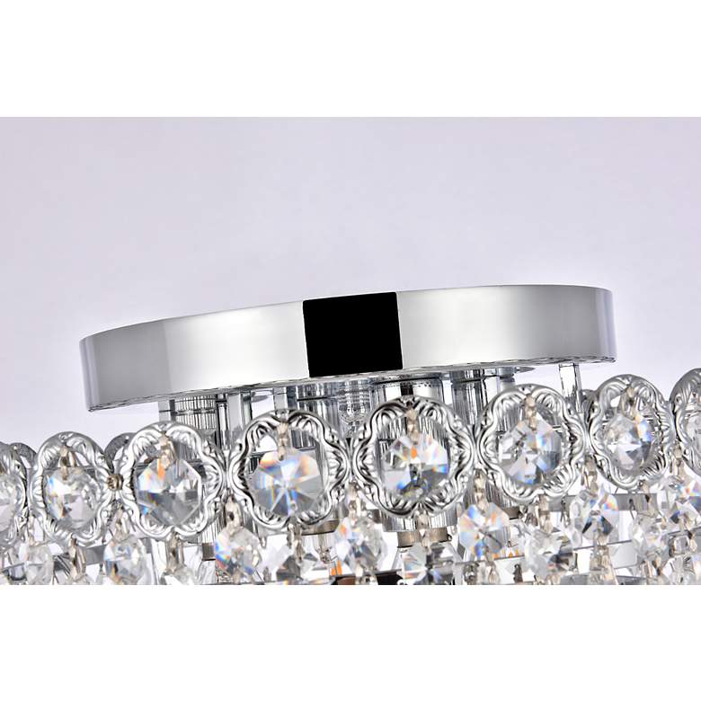 Image 6 Century 4 Lt Chrome Flush Mount Clear more views