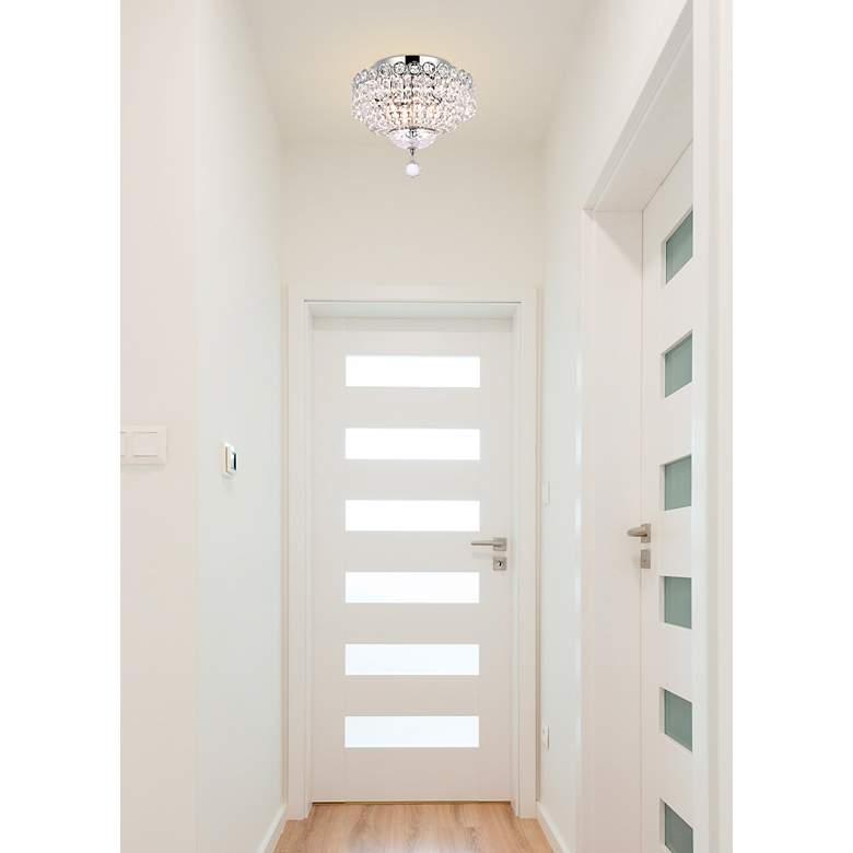 Image 2 Century 4 Lt Chrome Flush Mount Clear more views