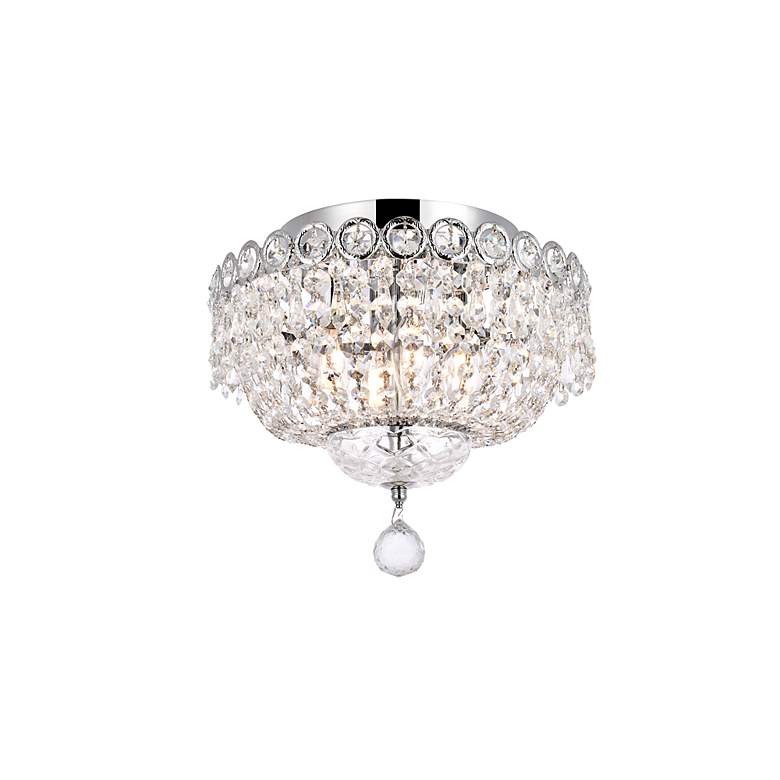 Image 3 Century 4 Lt Chrome Flush Mount Clear more views