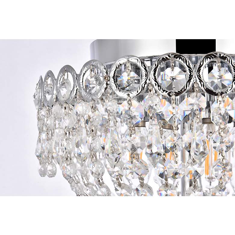 Image 5 Century 4 Lt Chrome Flush Mount Clear more views