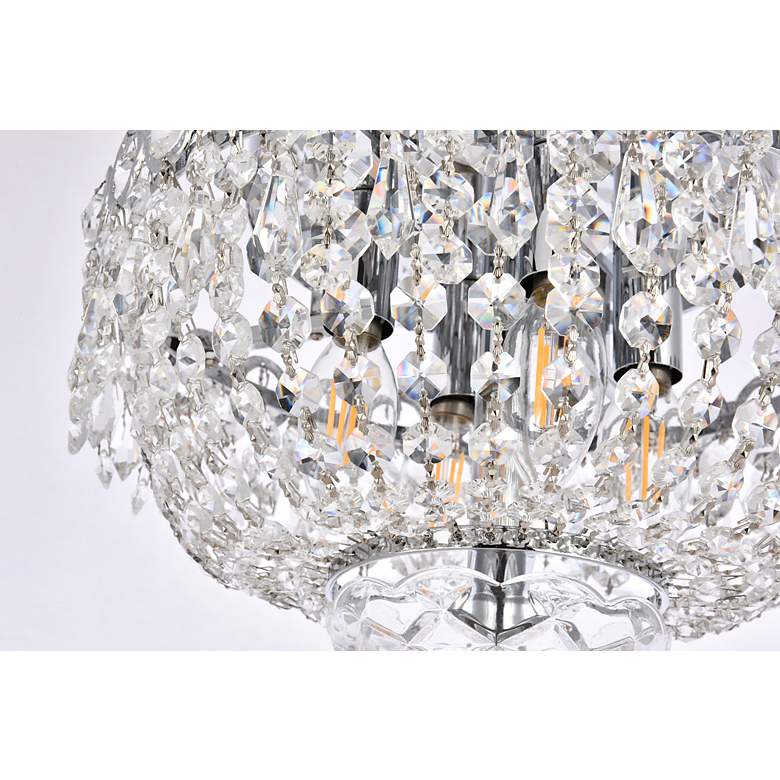 Image 6 Century 4 Lt Chrome Flush Mount Clear more views