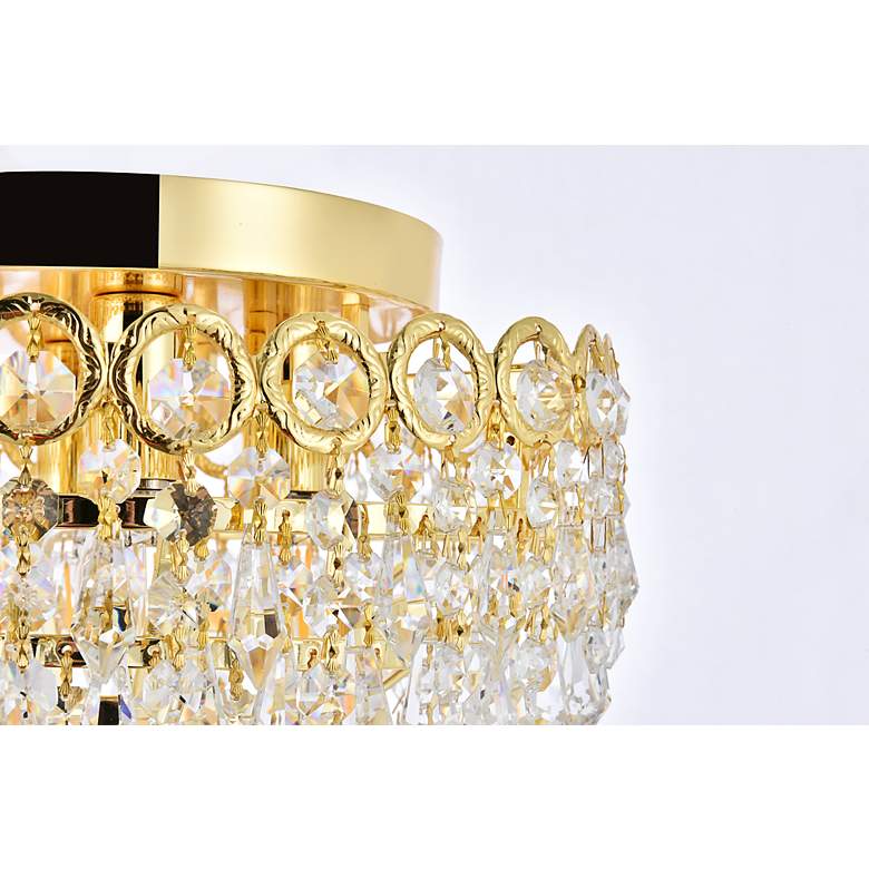 Image 7 Century 4 Lt Gold Flush Mount Clear more views