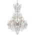 Century 54.5"H x 37"W 20-Light Crystal Chandelier in Antique Silv