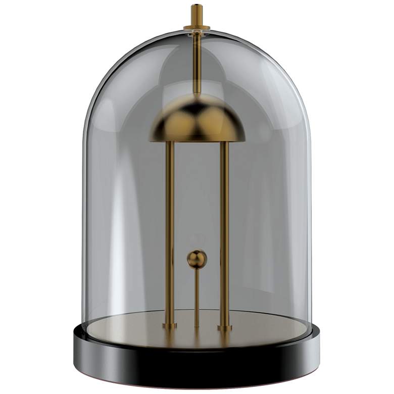 Image 1 Century 6.3" Saint Dark Gray/Smoke Table Lamp