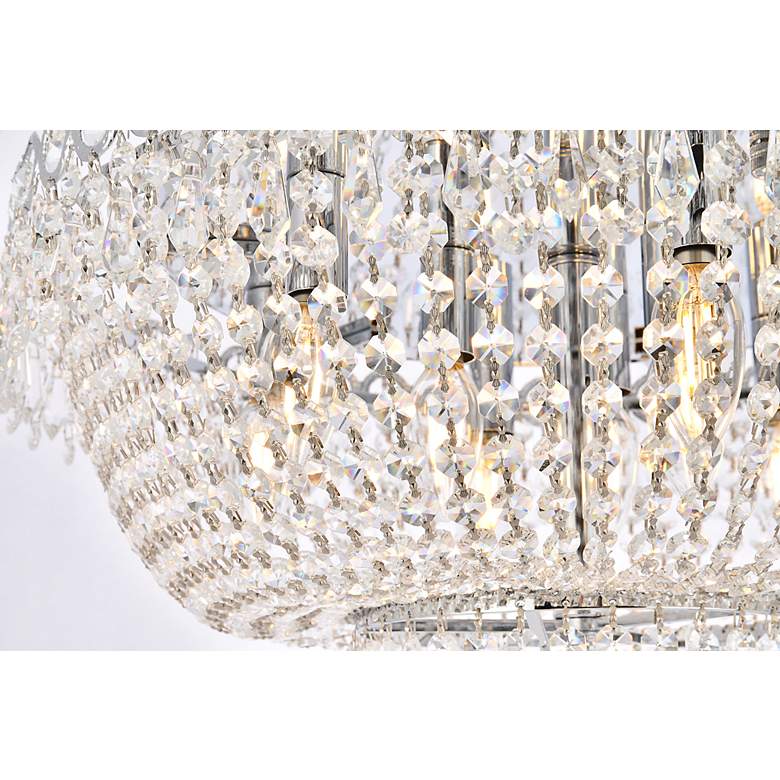 Image 6 Century 9 Lt Chrome Flush Mount Clear more views
