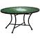 Century Green Mosaic Oval Outdoor Coffee Table