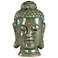 Ceramic Buddha - Multi-Green Finish