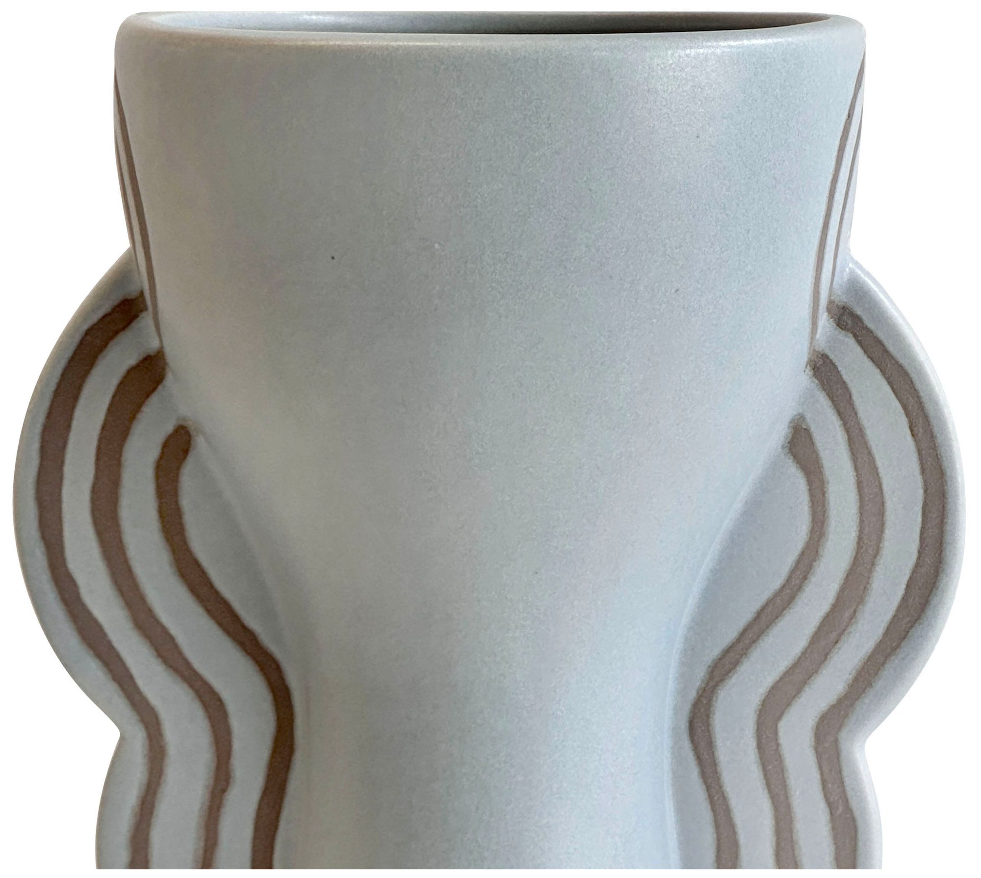 Image 5 Ceramic Line Art Goblet Vase more views