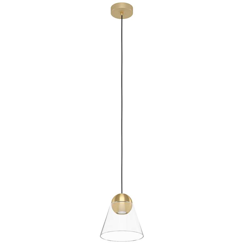 Image 1 Cerasella Brushed Brass Mini Pendant