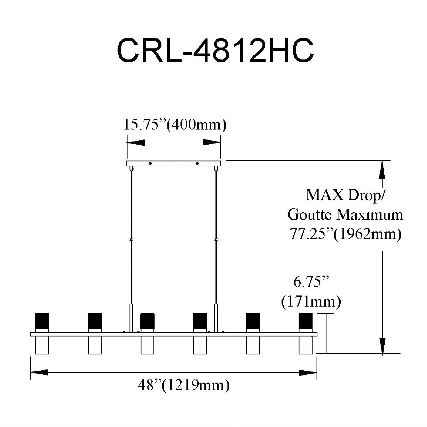 Image 2 Cerelia 48" Wide 12 Light Matte Black And Linear Chandelier more views