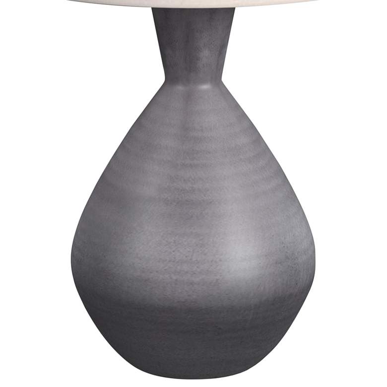 Image 7 Ceres Dark Gray Vase Table Lamp more views